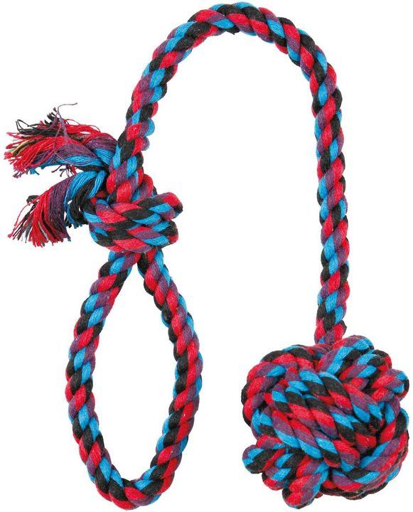 Rope Toy with Woven-In Ball