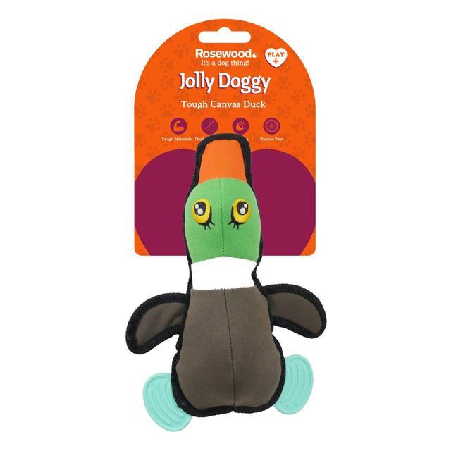 Rosewood Jolly Doggy Duck Dog Toy 