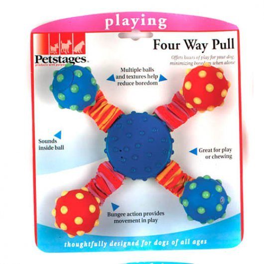 Rosewood Four Way Pull Dog Toy