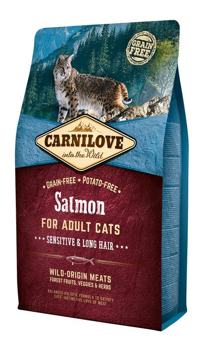Carnilove Salmon for Adult Cats - Sensitive & Long Hair