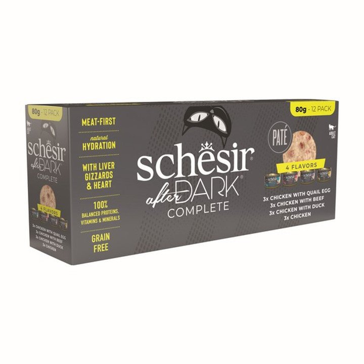 Schesir After Dark Pate Variety Pack Adult Cat Mixed