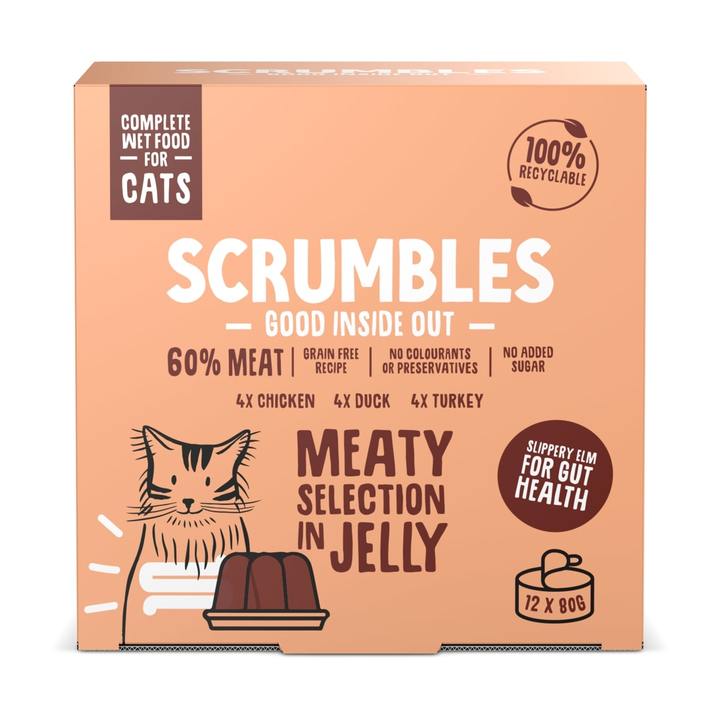 Scrumbles Meaty Selection in Jelly Multipack Cat Food