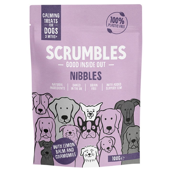 Scrumbles Nibbles Calming Treats for Dogs