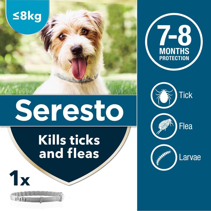 Seresto Flea & Tick Control Collar for Dogs under 8kg