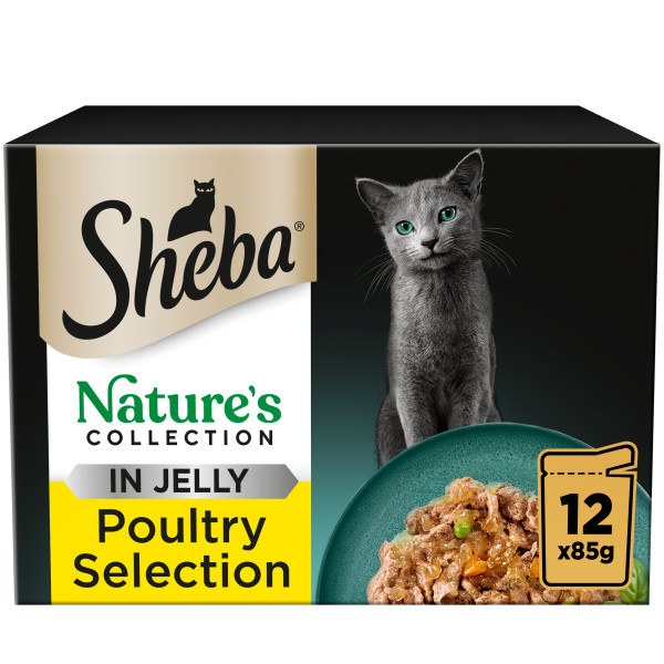 Sheba Natures Collection Poultry Collection in Jelly Cat Pouches
