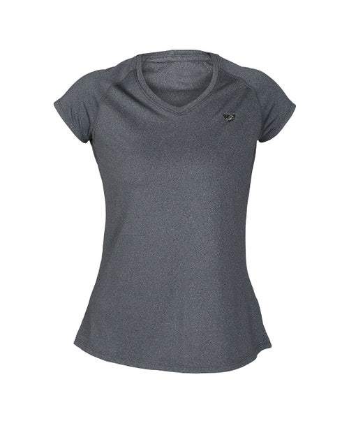 Shires Aubrion Elverson Tech T-Shirt Charcoal Young Rider