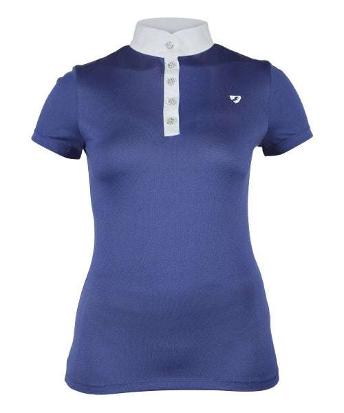 Shires Aubrion Maids Monmouth Show Shirt Navy