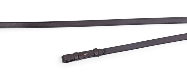 Shires Aviemore Leather And Elastic Side Reins Black
