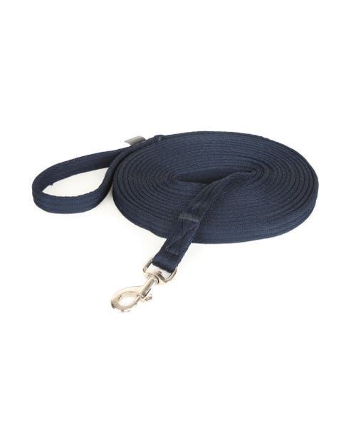 Shires Cushion Web Lunge Line Navy