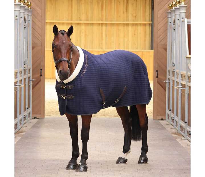 Shires Deluxe Tech Cooler for Horses Navy