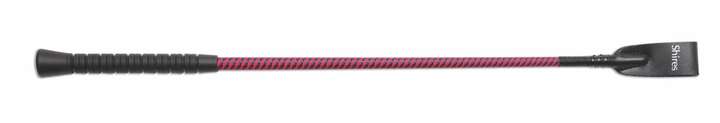 Shires Rubber Grip Whip Navy/ Red