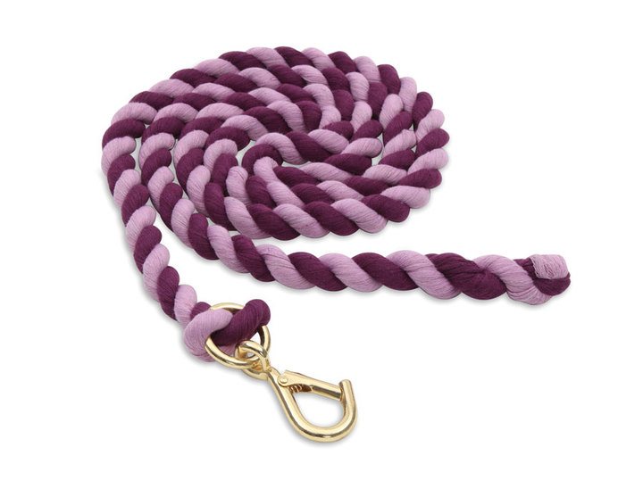 Shires Two Tone Headcollar Lead Rope Blue/Pink