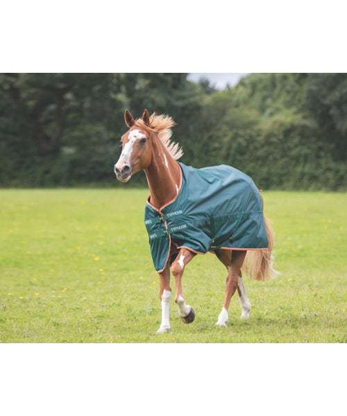 Shires Typhoon Lite Green Turnout Rug