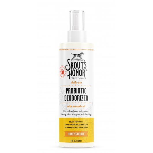 Skout's Honor Probiotic Honeysuckle Daily Use Deodorizer for Dogs & Cats