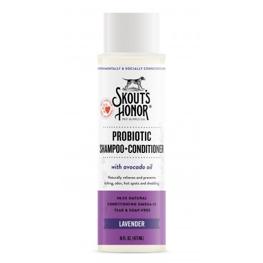 Skout's Honor Probiotic Lavender Shampoo Plus Conditioner for Dogs & Cats