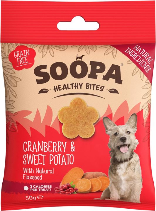 Soopa Cranberry & Sweet Potato Healthy Bites for Dogs