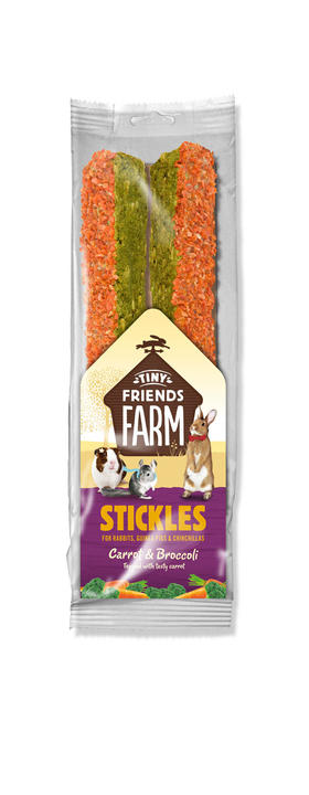 Supreme Carrot & Broccoli Stickles for Small Animals