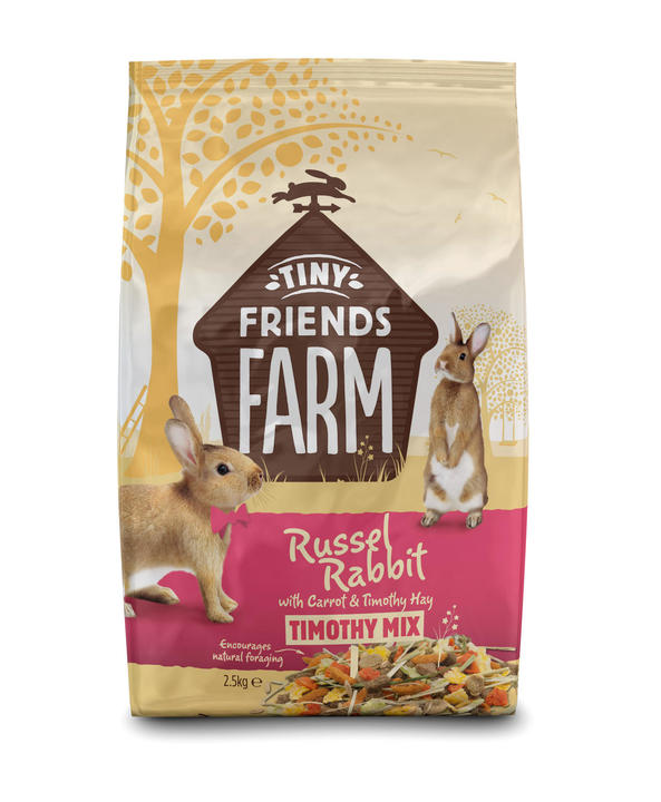 Supreme Tiny Friends Farm Russel Rabbit Carrot and Timothy Mix