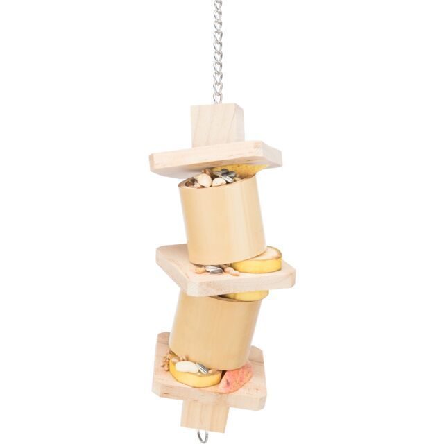 Trixie Bamboo & Wood Snack Toy for Birds