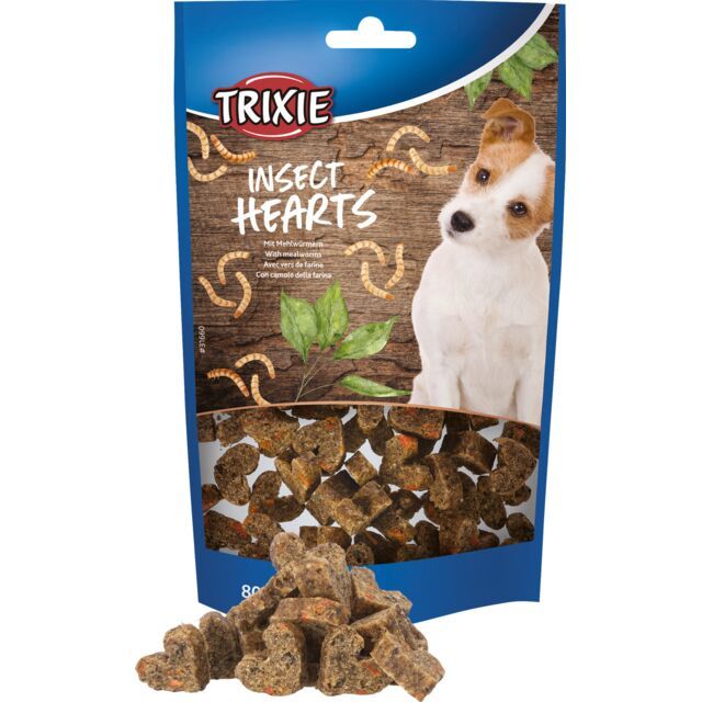 Trixie Insect Hearts with Mealworms for Dogs