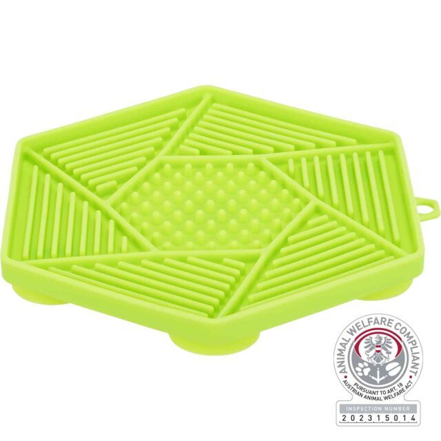 Trixie Lick'n'Snack Mat with Suction Pad for Dogs Lime
