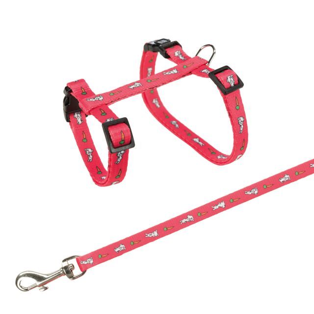 Trixie Pattern Harness with Lead for Rabbits