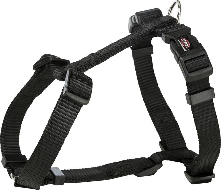 Trixie Premium H-Harness Black for Dogs