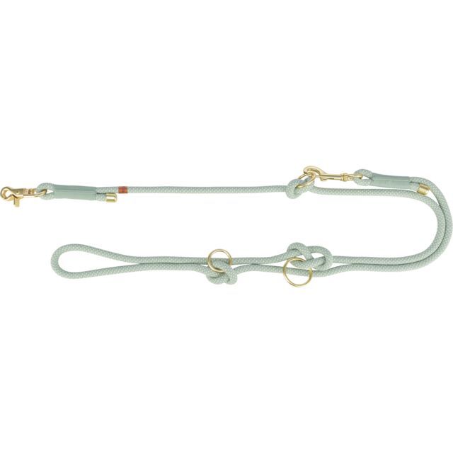 Trixie Soft Rope Adjustable Dog Lead Sage/Mint