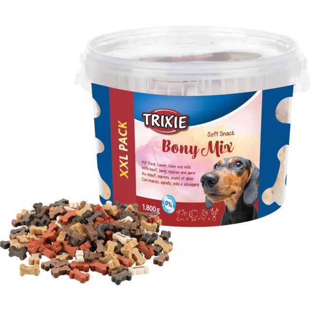 Trixie Soft Snack Bony Mix Treats for Dogs