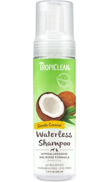 TropiClean Waterless Hypoallergenic Dog Shampoo