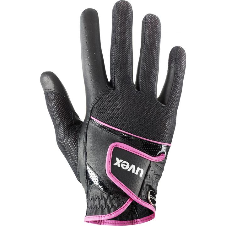 uvex Sumair Riding Gloves Black Pink
