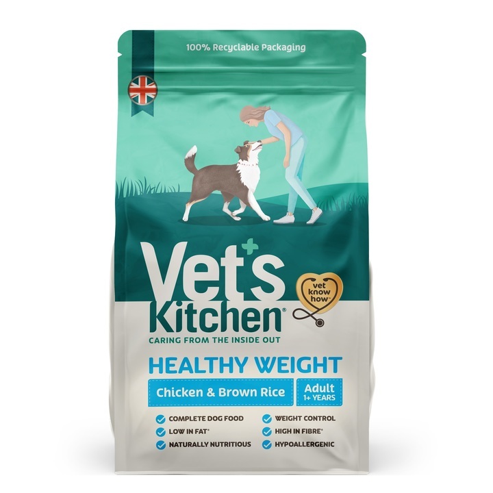 Vet's Kitchen Healthy Weight Dry Dog Food Adult Chicken & Brown Rice
