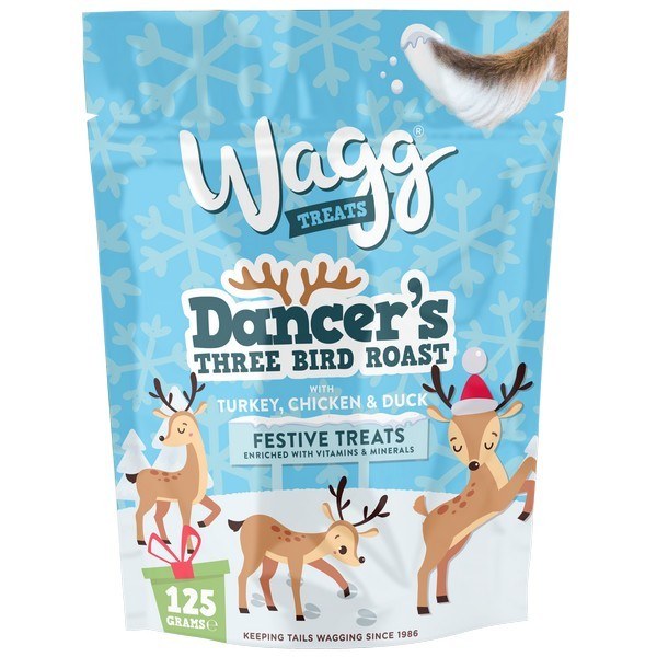 Wagg Dancer's Three Bird Roast Festive Dog Treats
