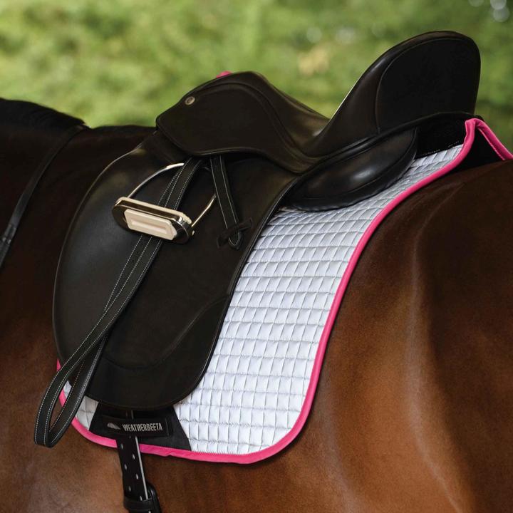 WeatherBeeta Reflective Prime Dressage Saddle Pad Pink