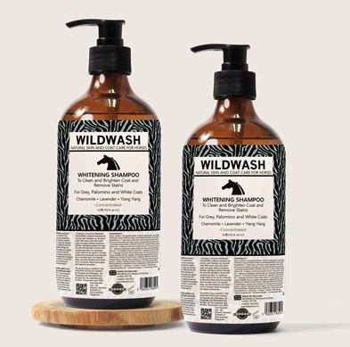 Wild Wash Whitening Horse Shampoo