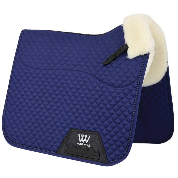 Woof Wear DR Sheepskin Pad for Horses Navy