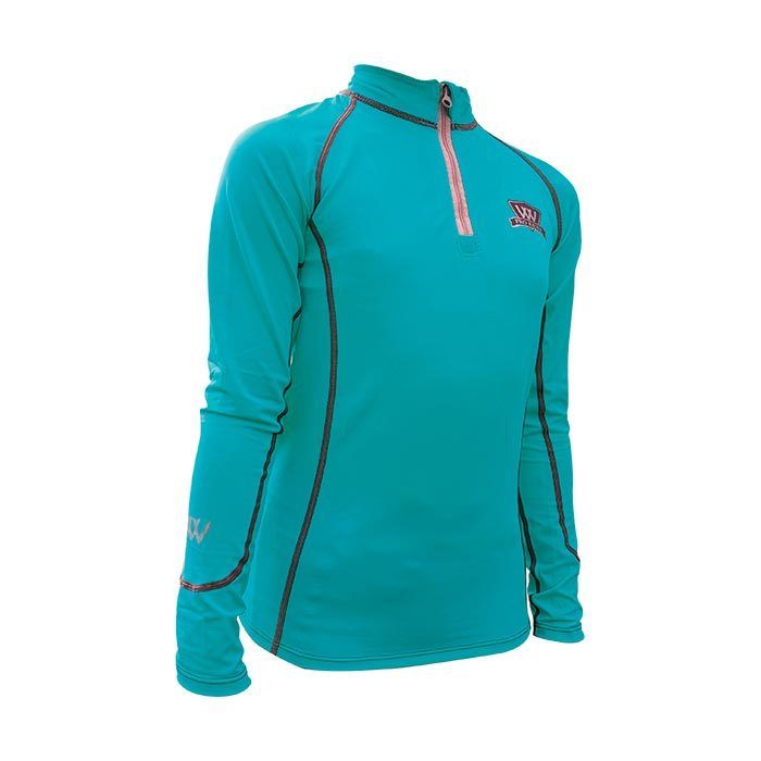 Woof Wear Young Rider Pro Performance Shirt Turquoise