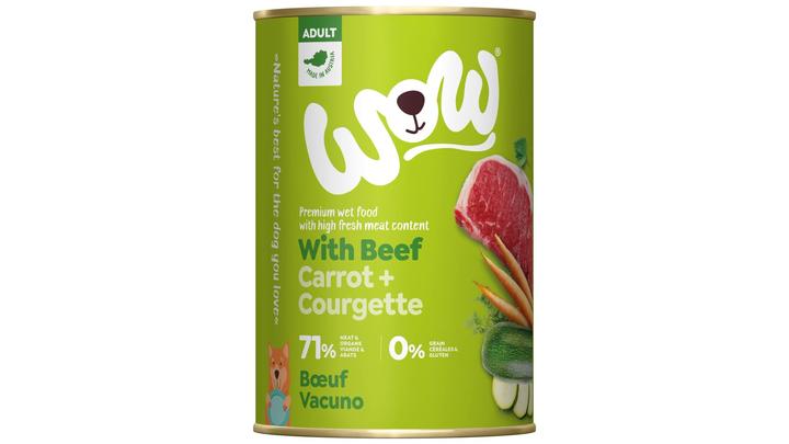 WOW Adult Dog Food Beef Cans