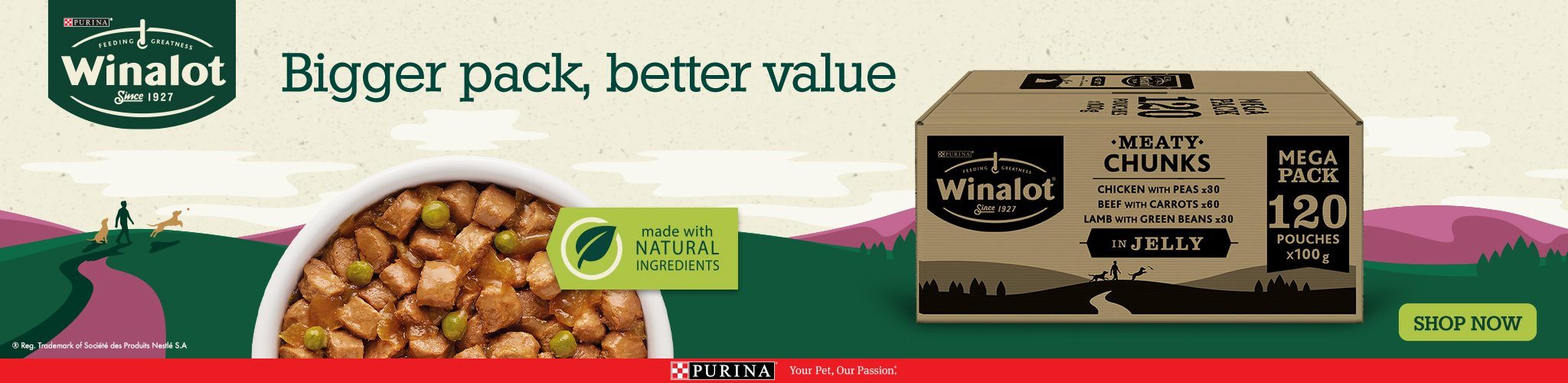 Purina Dec A Category dog landing page