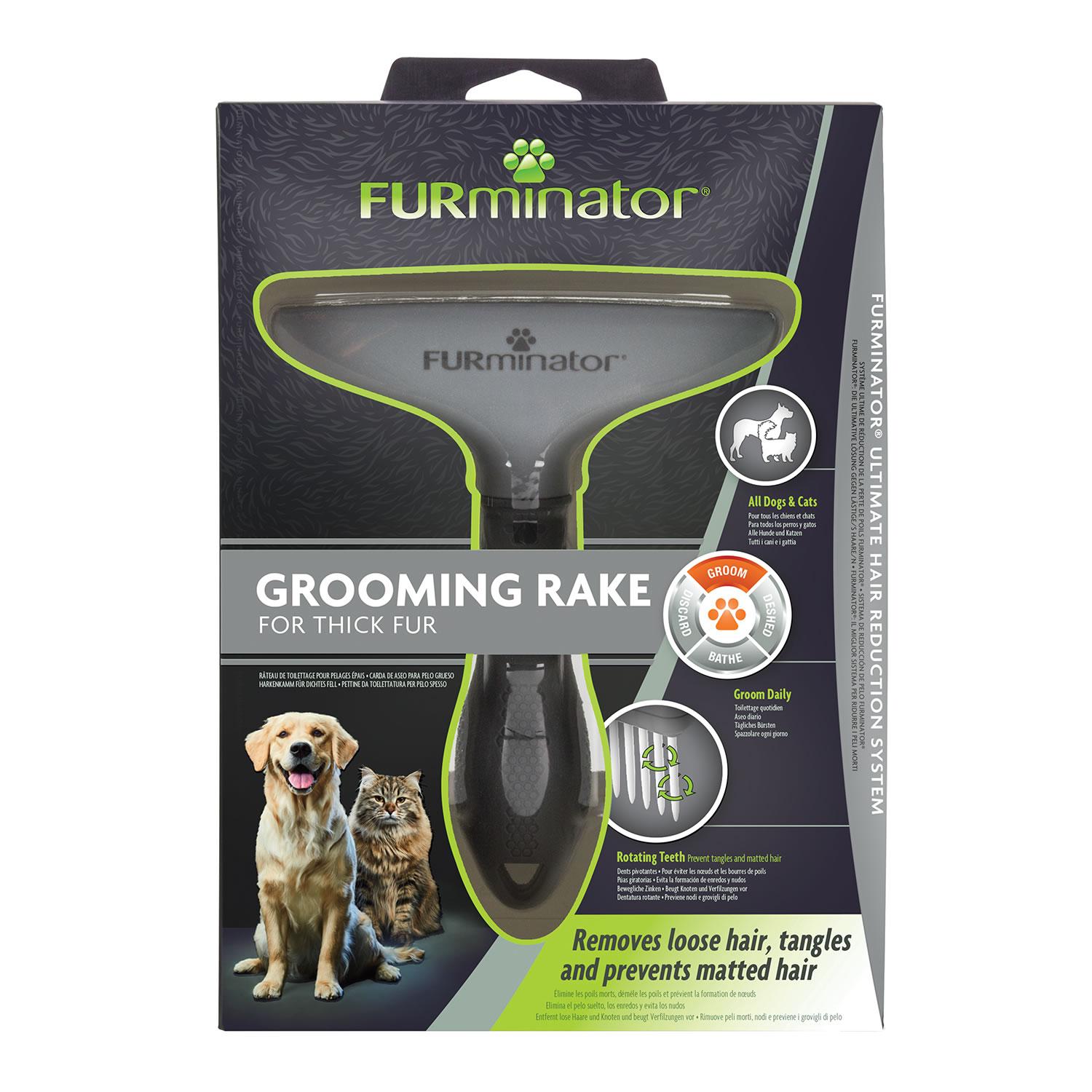 Furminator Grooming Rake for Cats & Dogs | FREE delivery available