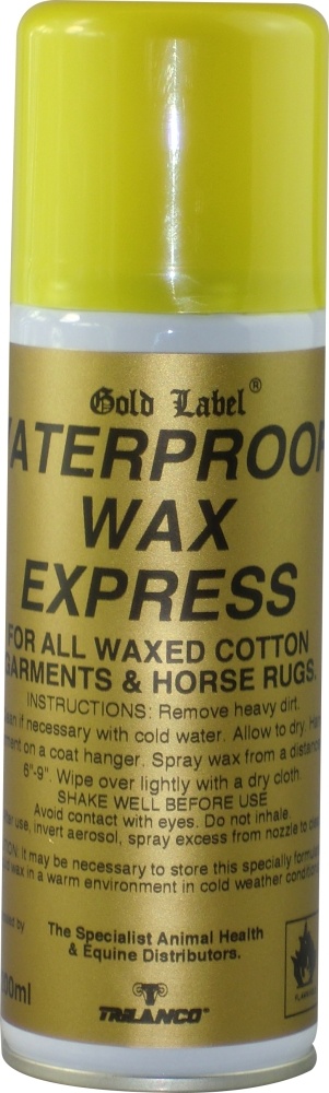 Re-Proofer for clothing & Horse Rugs 400g FREE POST Gold Label Waterproof Wax 