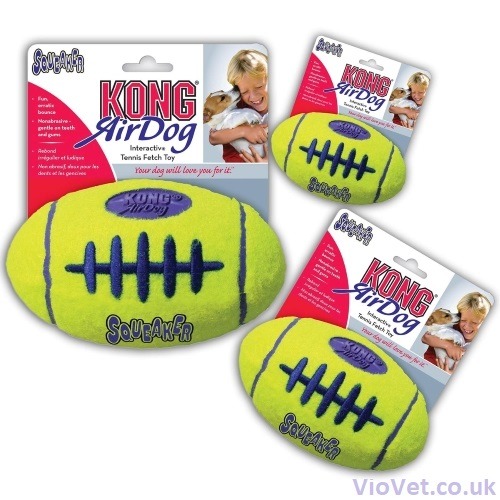 schuif Onderhoud Jasje KONG AirDog American Football Squeaker Dog Toy | VioVet.co.uk