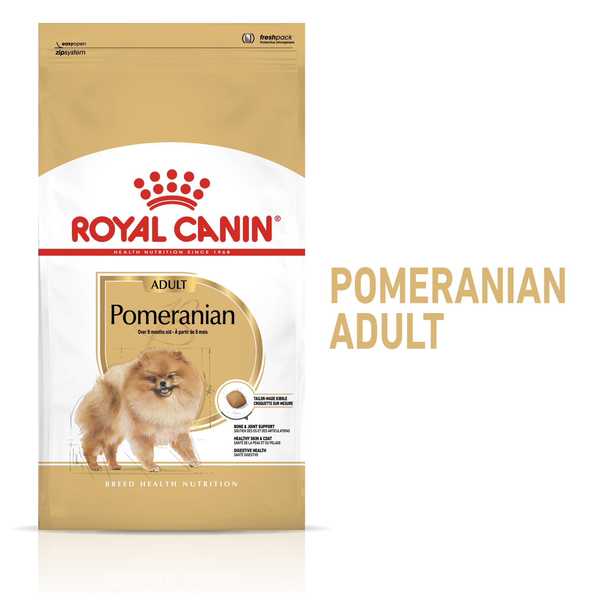 royal canin pomeranian adult dry dog food s1ab