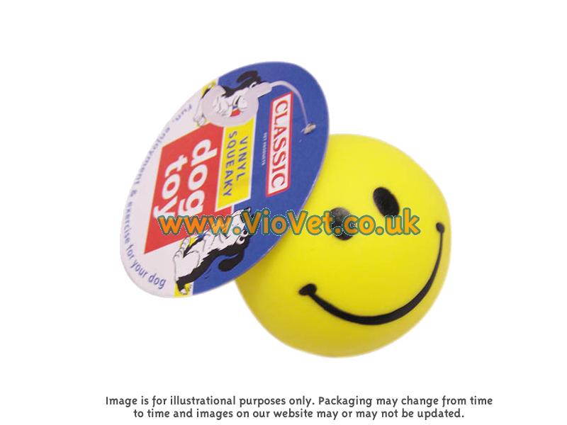 Classic Smile Ball Dog Toy - 6cm