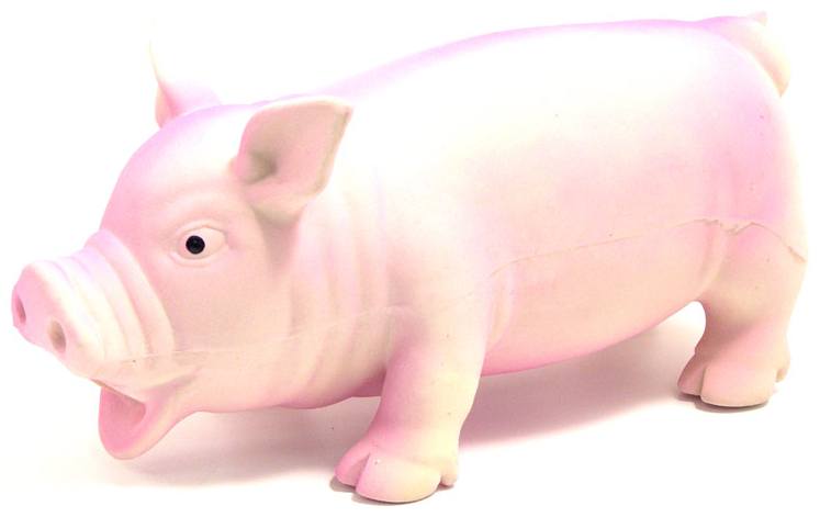 Rosewood Latex Pig Dog Toy - Large