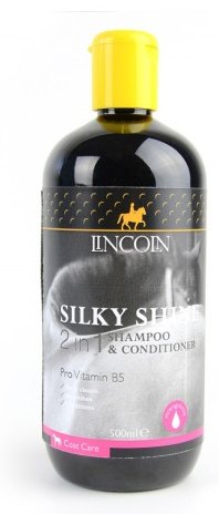Lincoln Silky Shine 2 In 1 Shampoo And Conditioner For Horses - 4 Litre Bottle 2In