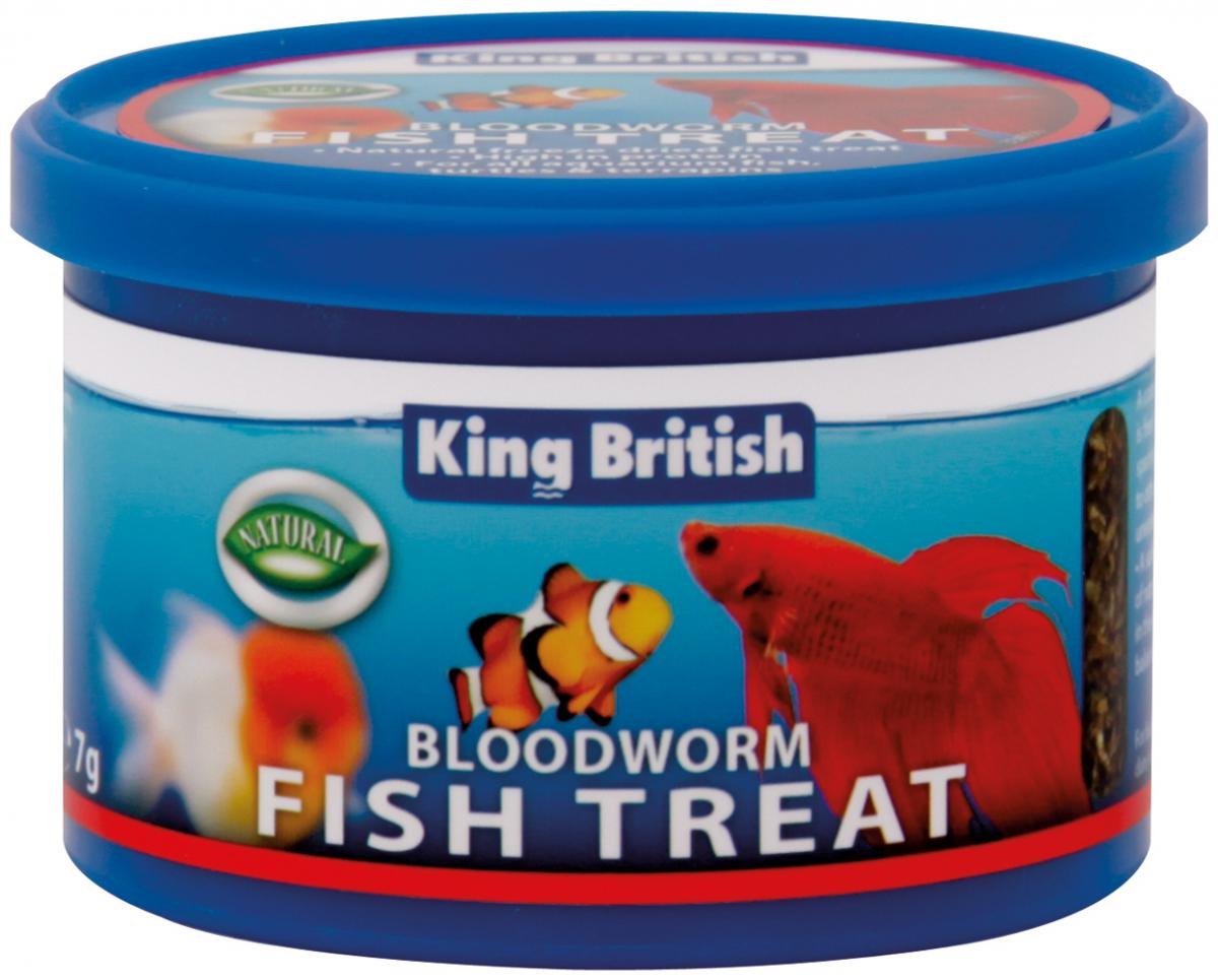 King British Bloodworm 🐠 Fish Food