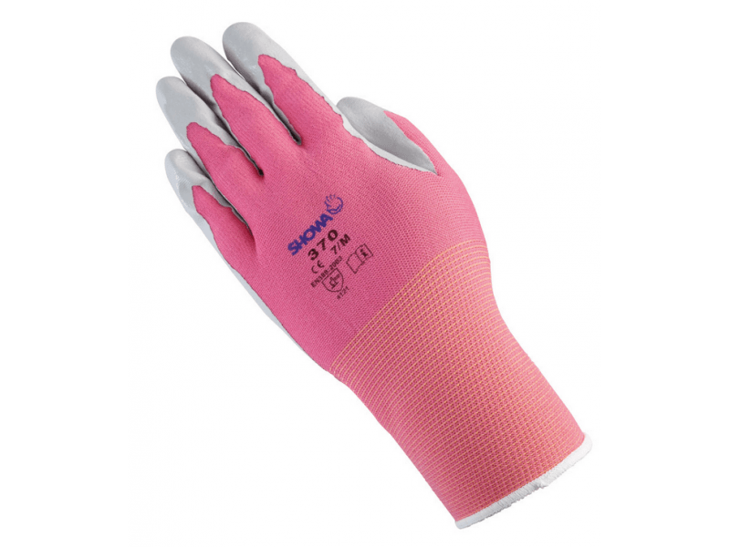 Hy Equestrian Hy5 Multipurpose Stable Glove - Pink Medium