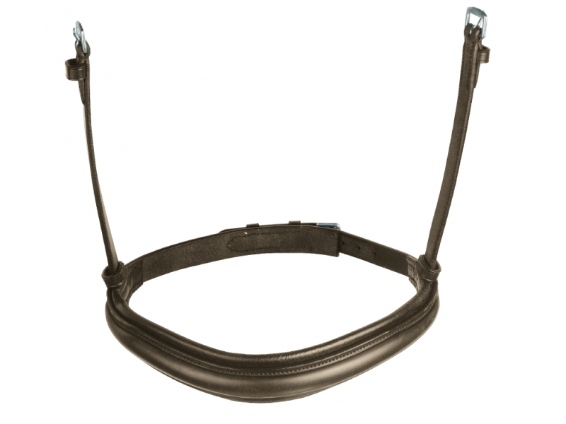 Collegiate Mono Crown Cavesson Noseband - Warmblood Brown