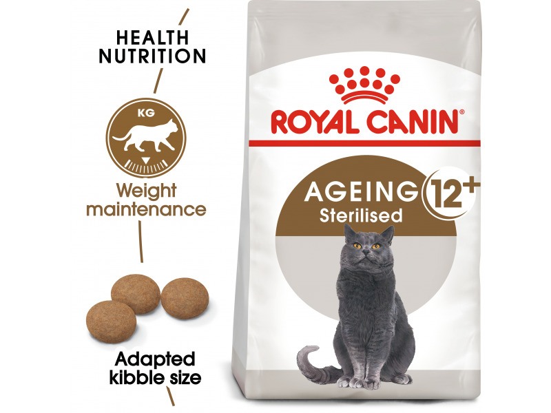 ROYAL CANIN® Ageing Sterilised 12+ Senior Dry Cat Food VioVet.co.uk